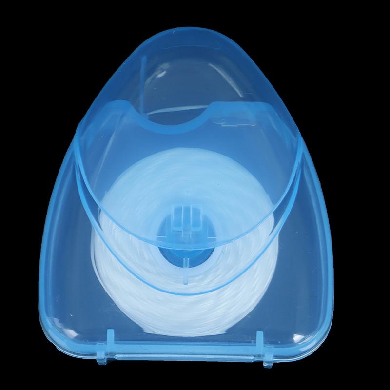 Fil dentaire 50M saveur menthe poivrée hygiène bucco-dentaire nettoyage des dents brosse interdentaire