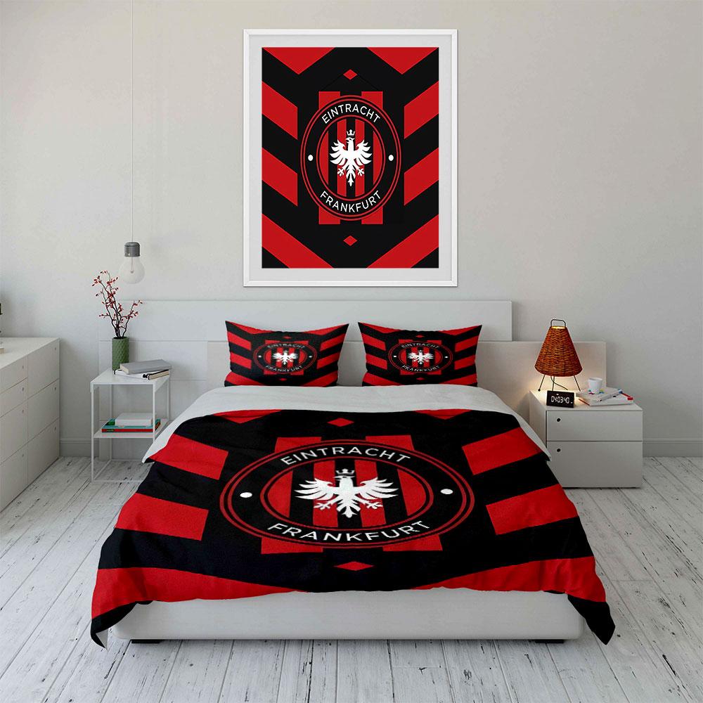 "Eintracht Frankfurt Bedding Set" Bedding Duvet Cover Set Duvet Cover Pillowcases (1 * Duvet Cover 2 * Pillowcases, Without Duvet Insert)