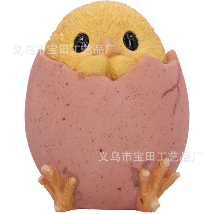 

New resin statue ornament, cute and creative decoration, don t listen, don t look, don t say egg boy desktop decoration ornament