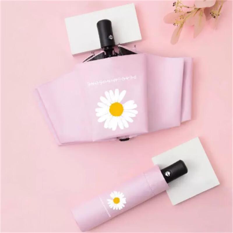 Ximengyuan Automatic Foldable Daisy Sun & Rain Umbrella