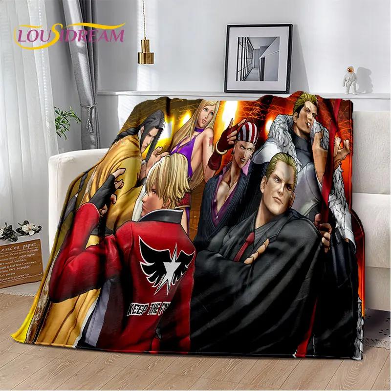 King of Fighters Retro Game Gamer Soft Plush Blanket,Flannel Blanket Throw Blanket for Living Room Bedroom Bed Sofa Picnic Cover