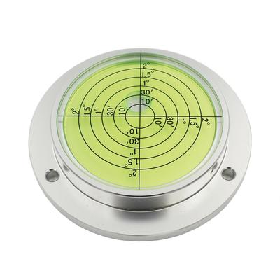 Metal Disk Seviye Vinç Seviyesi Kabarcık Yüksek Hassasiyetli Kapsam Kabarcık Seviyesi Boyutu 80x62x15mm