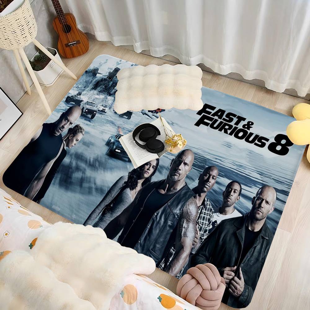 Fast And Furious Classic Vintage Entrance Door Mat Nordic Style Bedroom Living Room Doormat Balcony Anti-Slip Modern Home Decor