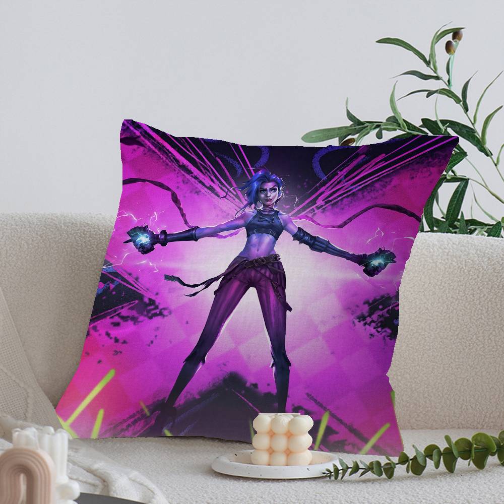 A-Arcane L-League Of L-Legends Pillow Cover Design Cushion Cover Decor Holiday Decorati