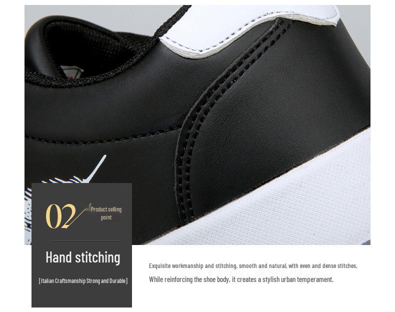 Herren Trendige Lässige Skateschuhe Herbst 2025: Verschleißfeste weiße Sneaker für täglichen Sport und Studentengebrauch