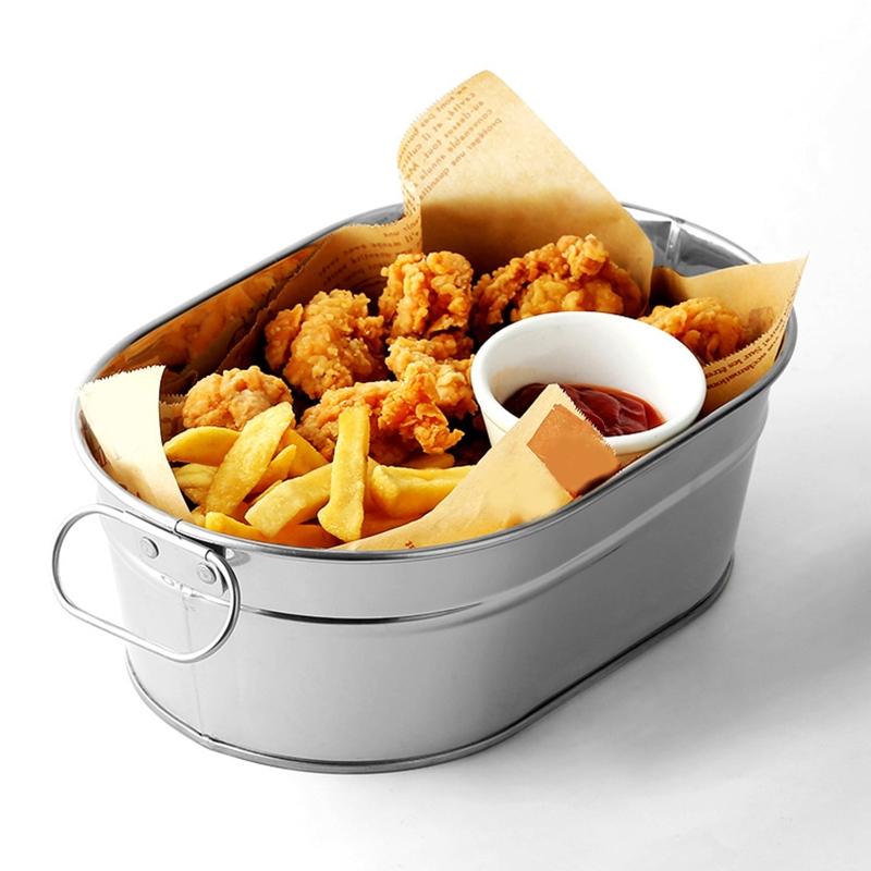 Frietemmer Keukengereedschap Gefrituurd Eten Tafel Bediening Feestartikelen Snoep Buffetten Amerikaans Restaurant Snacks Bar Bruiloft
