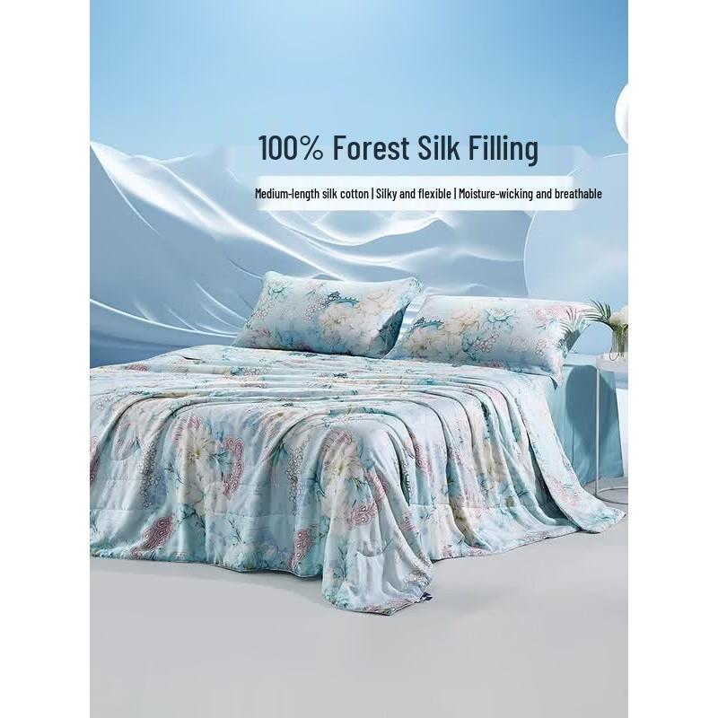 FUANNA Tencel Silk Summer Quilt