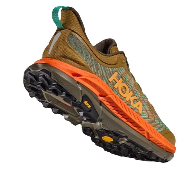 Hoka One One Mafate Speed 4 Comfortable Sports Non-Slip Low-Top Trail Running Shoes Men sneaker Pumpkin 1129930-AQL