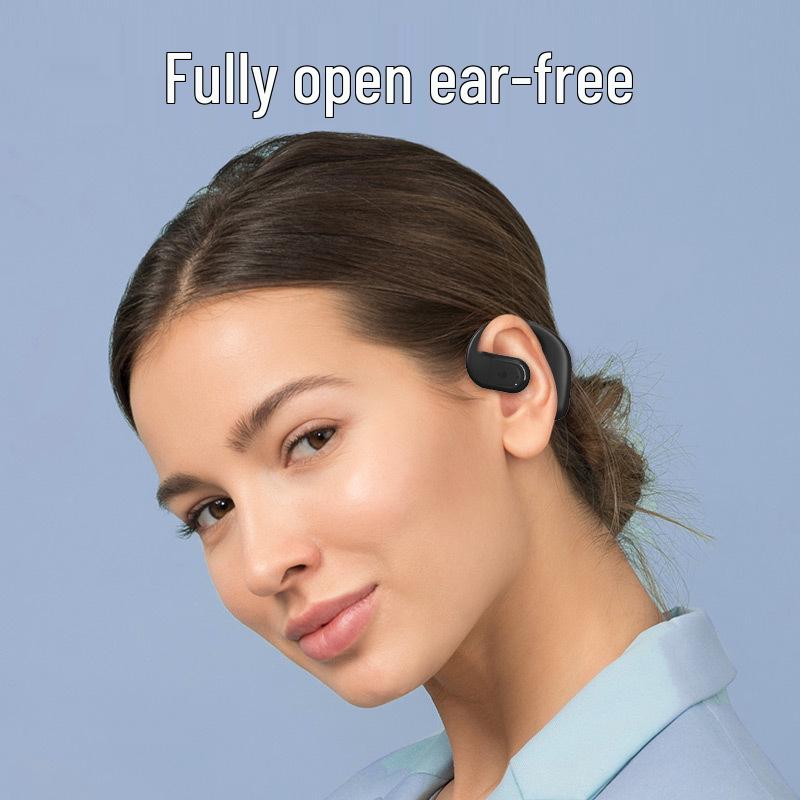 2025 Wireless Air Conduction Headphones with Rotating Ear Design, Long Battery Life, and HD Calls