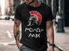 Molon Labe Spartan Helmet T-shirt