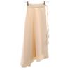 Unused Rienda Maxi Length 2-way Design Pleated Skirt S Beige Women Used