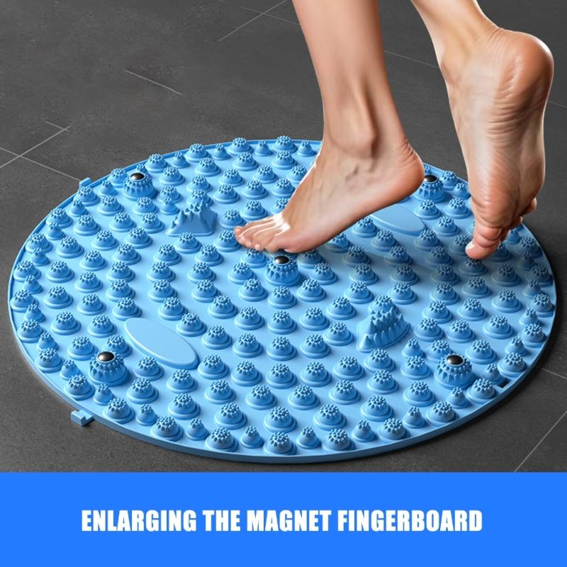 Foot Massage Relaxation Mat Muscle Relaxation Massager Feet Relaxing Mat Round Exercise Pad Pilates Yoga Accessories