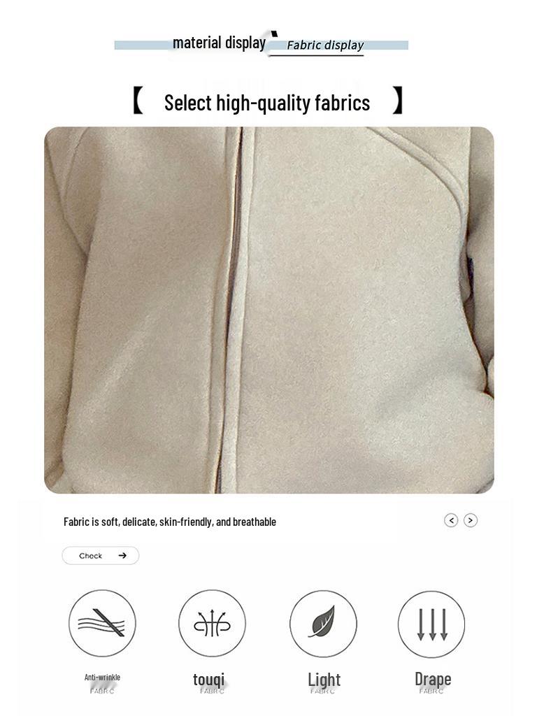 2025 Girls' Spring/Autumn Cardigan & Wide-Leg Pants Set - Hooded Casual Two-Piece Outfit