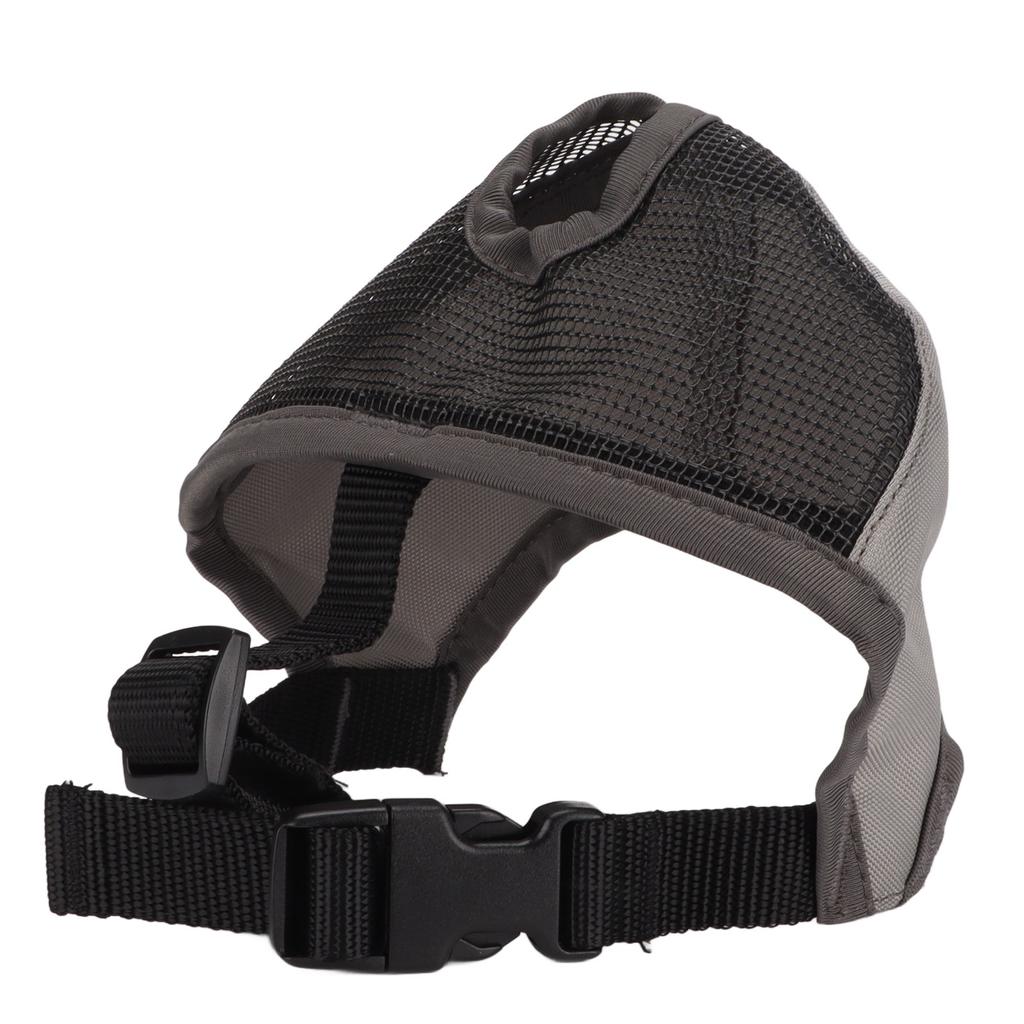 Adjustable Bulldog Mask Bite and Barking Dog Muzzle Eye Closed Training Dog Mesh Mask for Bulldogs