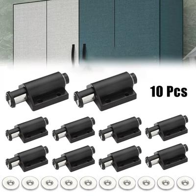 Aspirazione Magnetica Porta dell'Armadio 10 Pezzi Facile da Installare