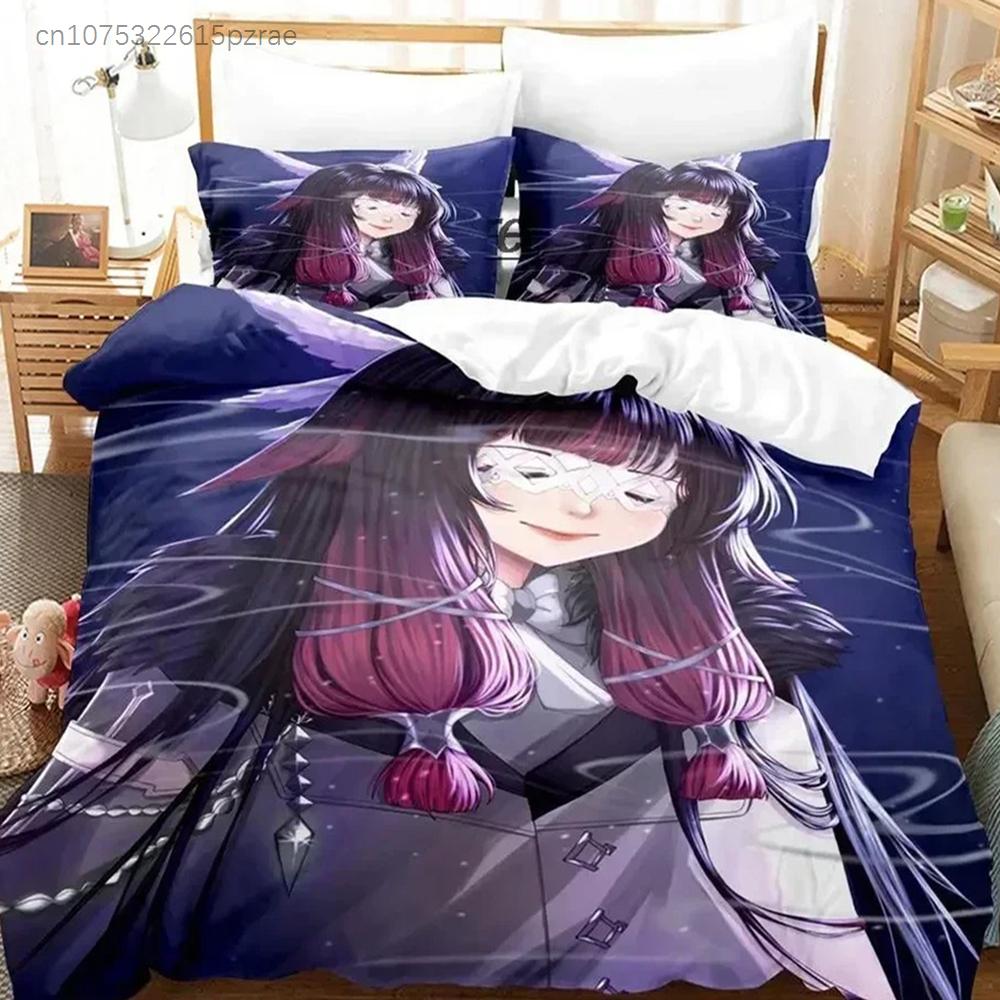 Genshin Impact Columbina Bedding Set For Bedroom Soft Modern Bedspreads Comefortable Kids Duvet Cover Quilt Cover And Pillowcase