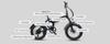 ElekWheels E5 750W Electric Bike - Foldable Fat Tire eBike with Dual Suspension, 50KM Range, LCD Display & Dual Disc Brake