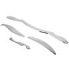 4pcs / set Professional Stainless Steel Gua Sha Scraping Massage Health Care Tools Kit with Aluminum