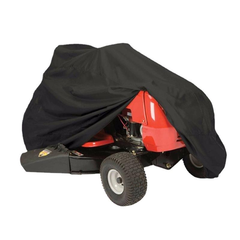 Heavy Duty 210D Oxford Lawn Mower Cover Waterproof Dustproof Protective for Outdoor Equipment Essential 140x66x91cm чёрный