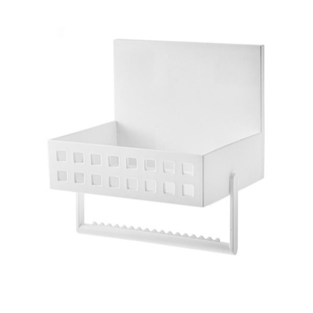 Magnetic Kitchen Organizer Shelf Spice Storage Rack Storage Basket Bathroom