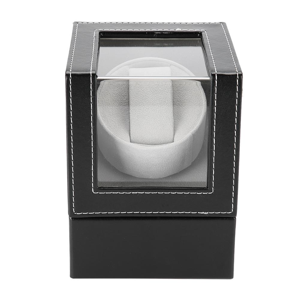 Enkel klokkeopptrekker Holder Display Oppbevaring Automatisk Mekanisk Klokkeboks
