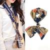Elegant Printed Polyester Long Scarf