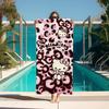 Personal Care Beach Towels Leopard Print H-Hello K-Kitty Cat Bathroom Spa Large Bath Towel Sauna Turban for Hair Drying Home Gym