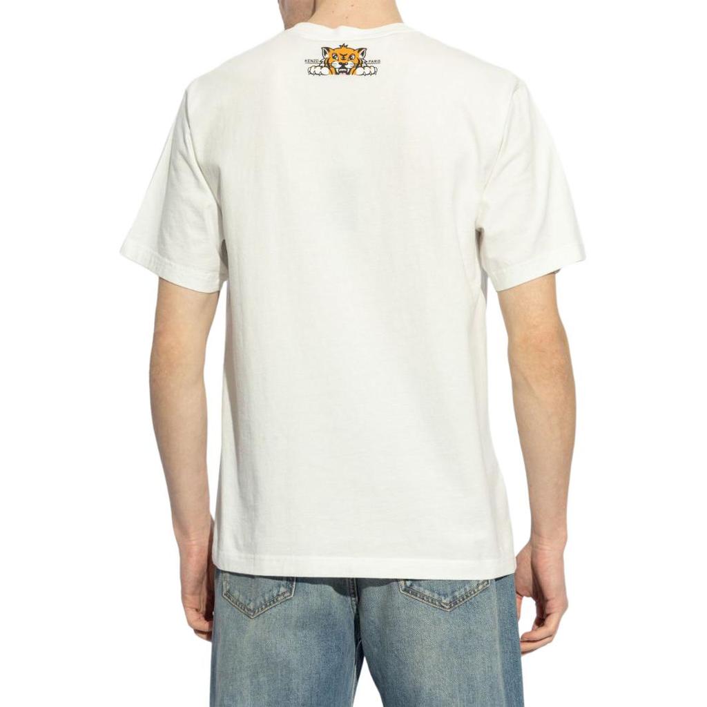 KENZO Happy Tiger Crewneck T Shirt FF55TS5334SG-