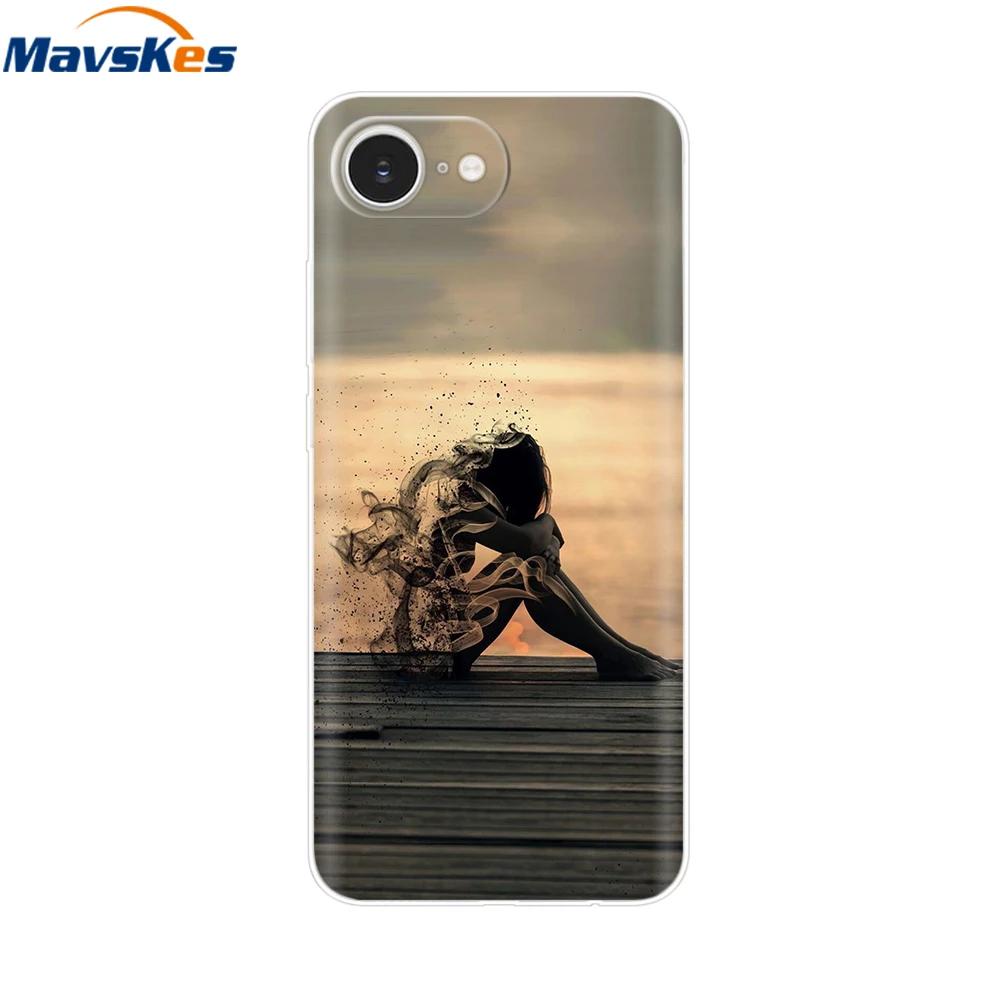 For iPhone 16e Case Soft TPU Silicone Back Cover For iPhone 16e Phone Case Protective Bumper For iPhone 16 E SE 4 2025 Fundas