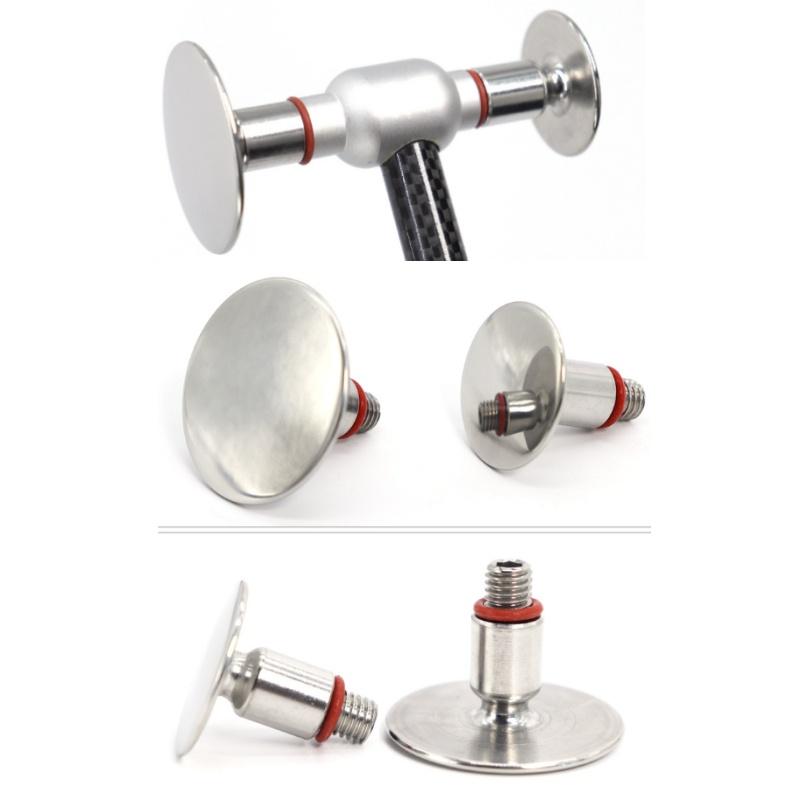 Ultralight leveling hammer replacement head car dent repair tool dent pit repair free sheet metal stainless steel head M8 thread