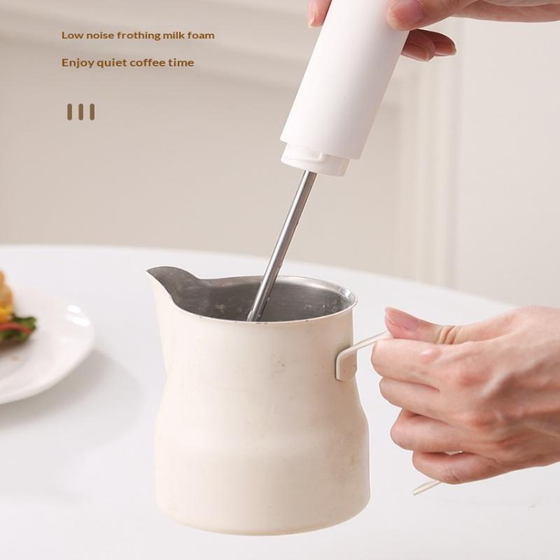 Milk Frother Machine Wireless Electric Mixer, Hands - Free 2 - In - 1 Whisk, 3 - Speed Rechargeable For Baking/Coffee Frothing