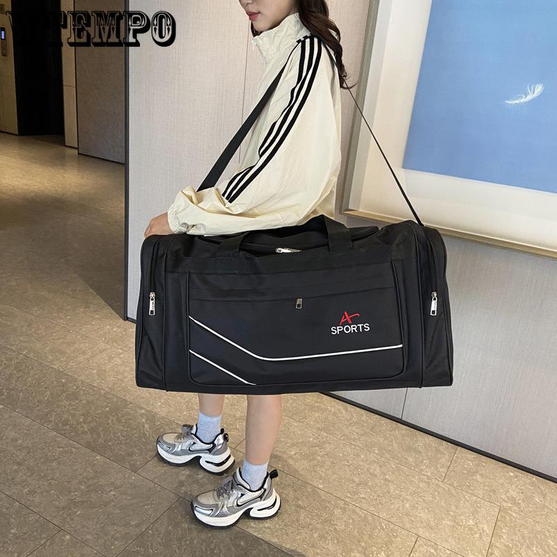 Large Capacity Travel Bag Men's and Women's Storage Bag Oxford Cloth Lightweight and Durable Student Luggage Bag