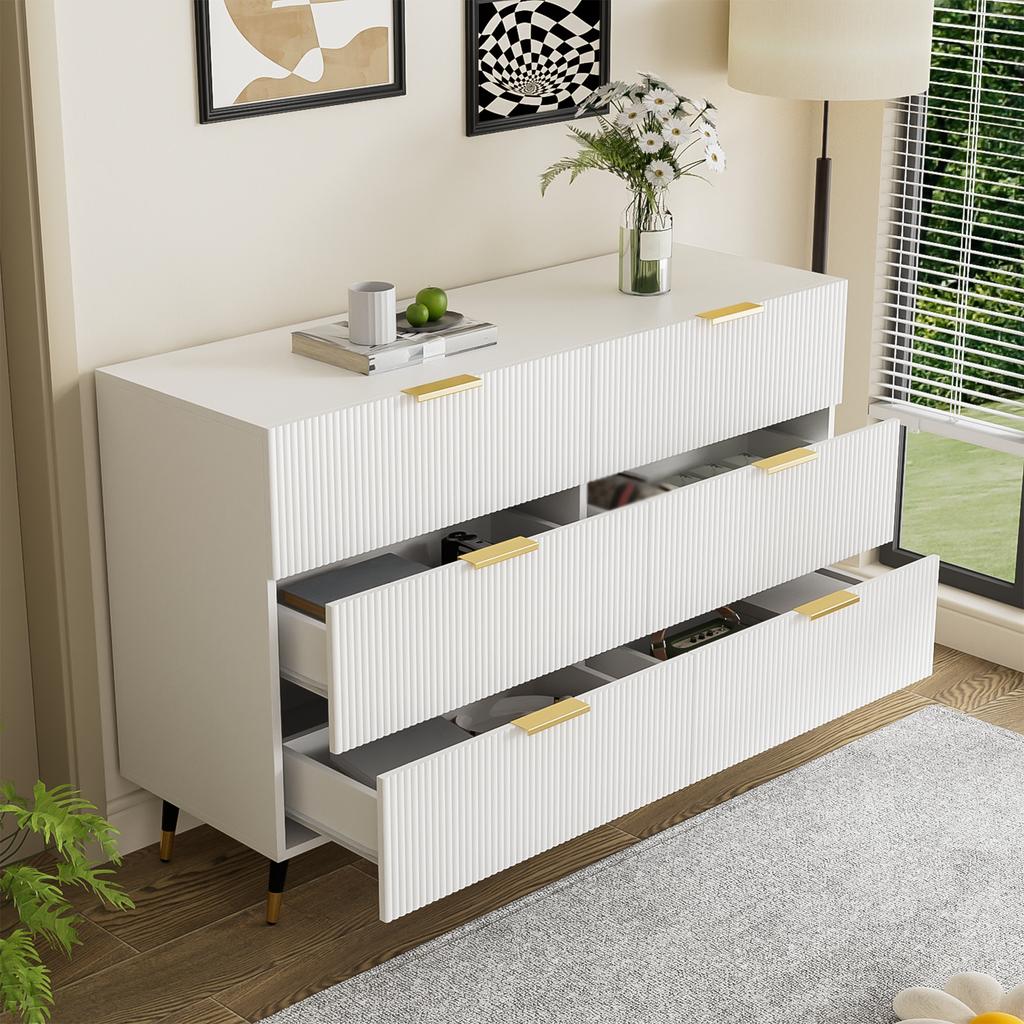 Elegant Sideboard with Modern Design, Chest of Drawers with Drawers and Plenty of Storage Space [OLD SKU:WF325790791WAA]