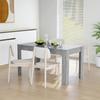 Day and Night - Day and Night Concrete Gray Plywood Dining Table 140x74.5x76 Cm