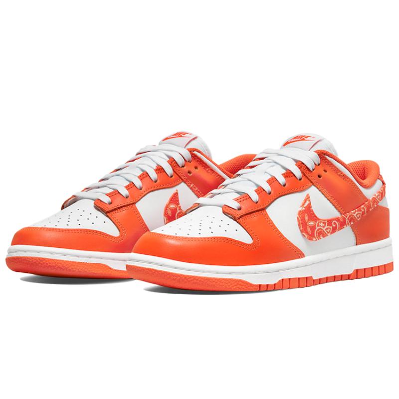 Nike Dunk Low 'Orange Paisley' Women's Skate Shoes Sneakers DH4401-103