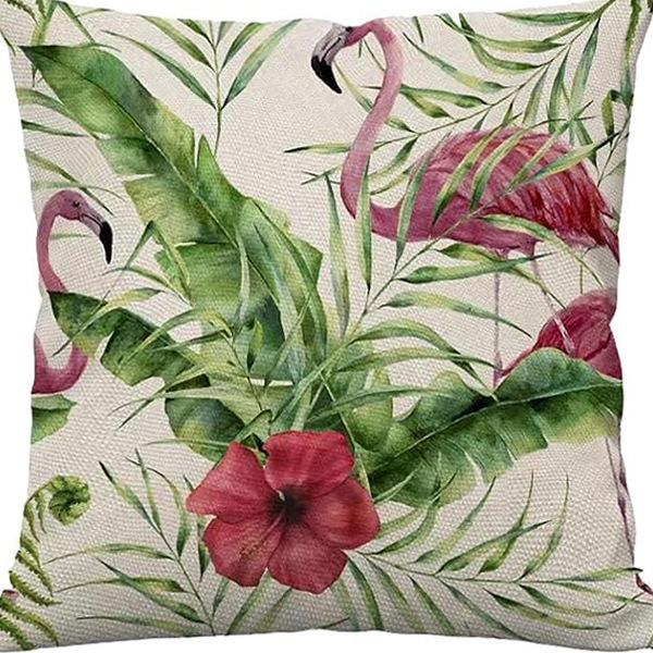 Pastoral Plants and Flowers Pillowcases Lavender Daisy Printed Linen Pillows Home Office