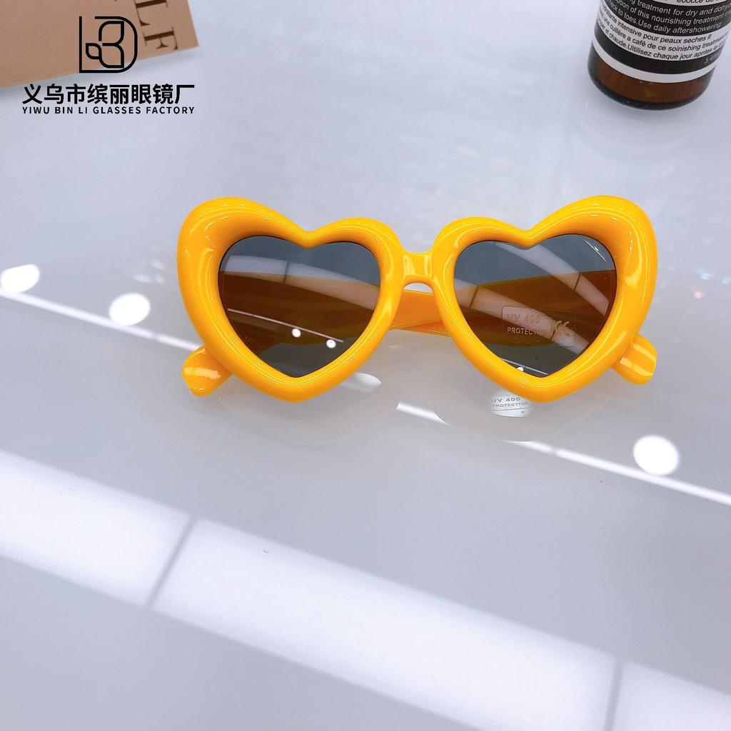 Fashion Children'S Sunglasses Baby Sunglasses Travel Sunscreen Uv Protection Love Boys And Girls Glasses