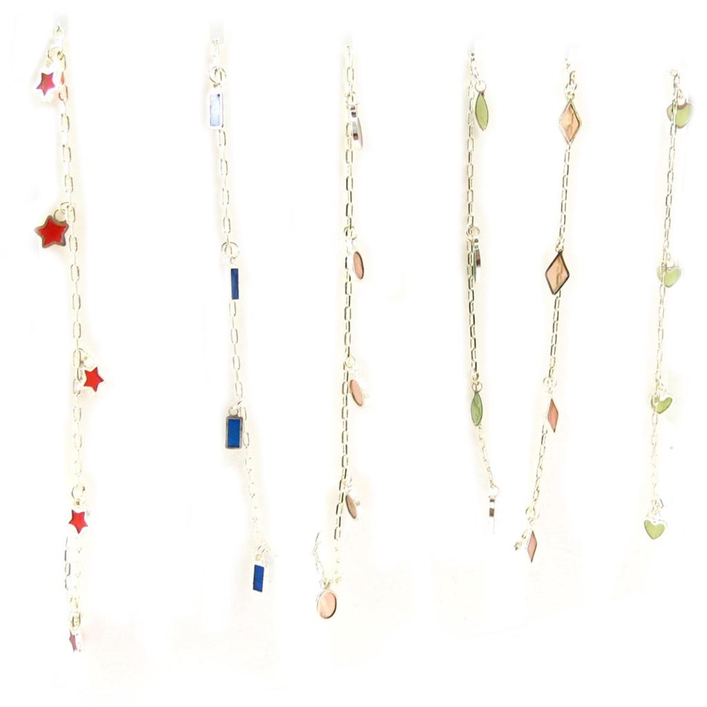 Les Trésors De Lily [K3286] – Set mit 6 „Coloring“-Tutti-Frutti-Knöchelketten