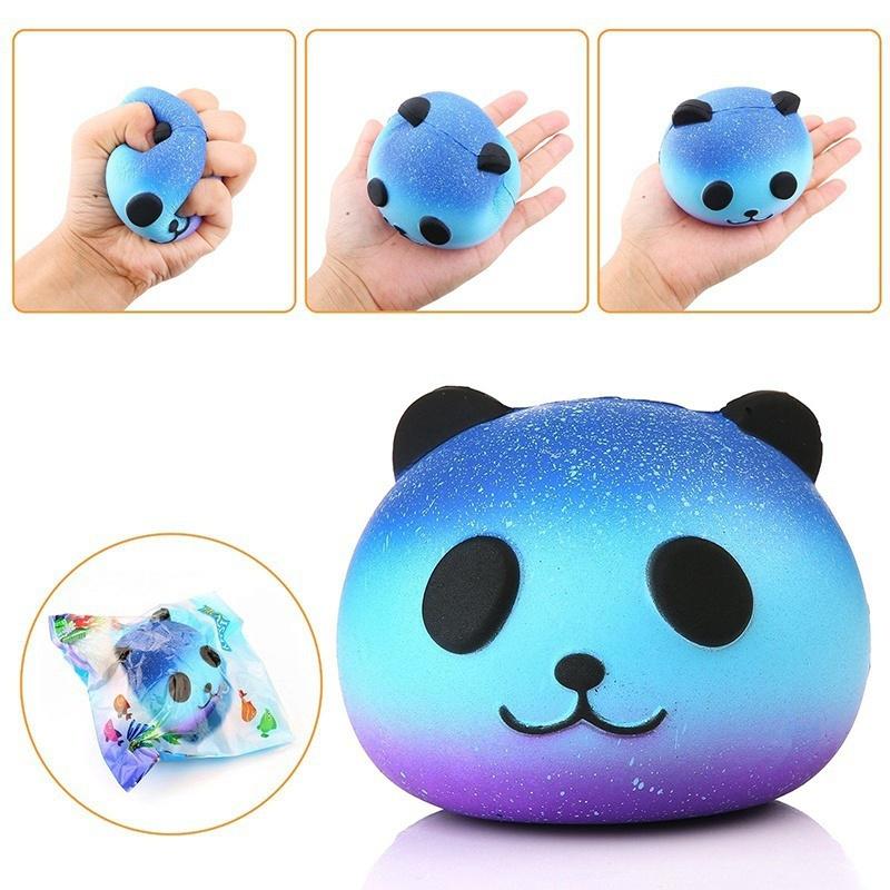 10CM Panda Cream Scented Squishy Slow Rising Squeeze Kid Toy Phone Charm Gift
