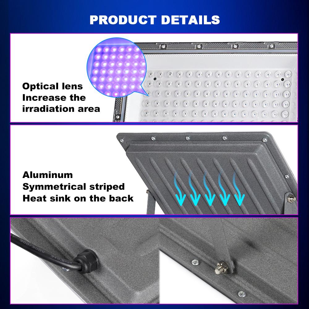 Led Floodlight Outdoor IP66 Waterproof 100W 200W 220V Reflector LED Garden Lighting Street Garden Lamp Wall LED Flood Lights