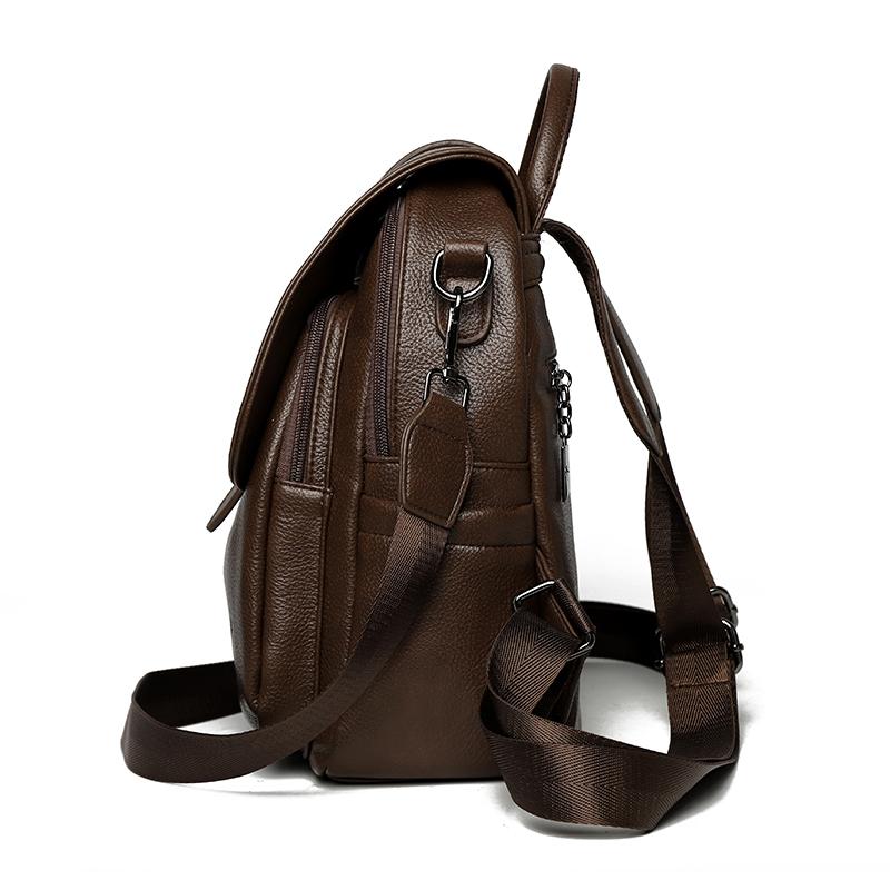 PU Women's Backpack Commuter Large Capacity Multifunctional Shoulder Bag