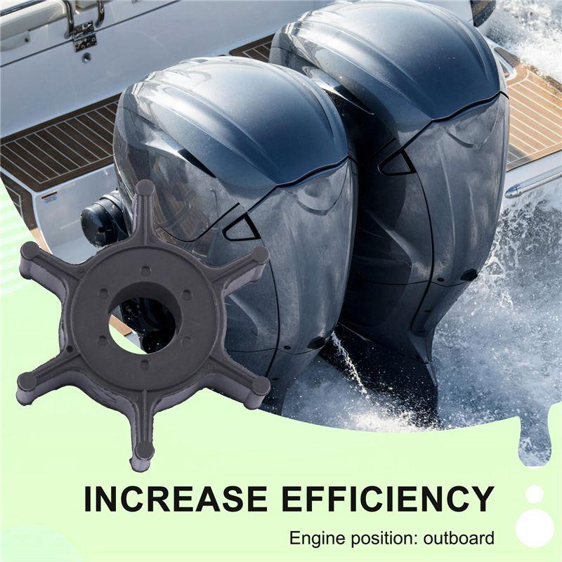 A03E-Boat Engine Impeller For Yamaha 4Hp 5Hp 6Hp Outboard Motor 6E0-44352 6E0-44352-00-00 6E0-44352-003 6E0-44352-00 18-3073