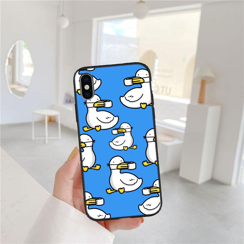LO40 DUCK Cartoon Soft Shell Phone Case for OPPO A3 Pro A72 A74 A76 A77 A77S A78 A79 A94 A95 A18 A40M A58