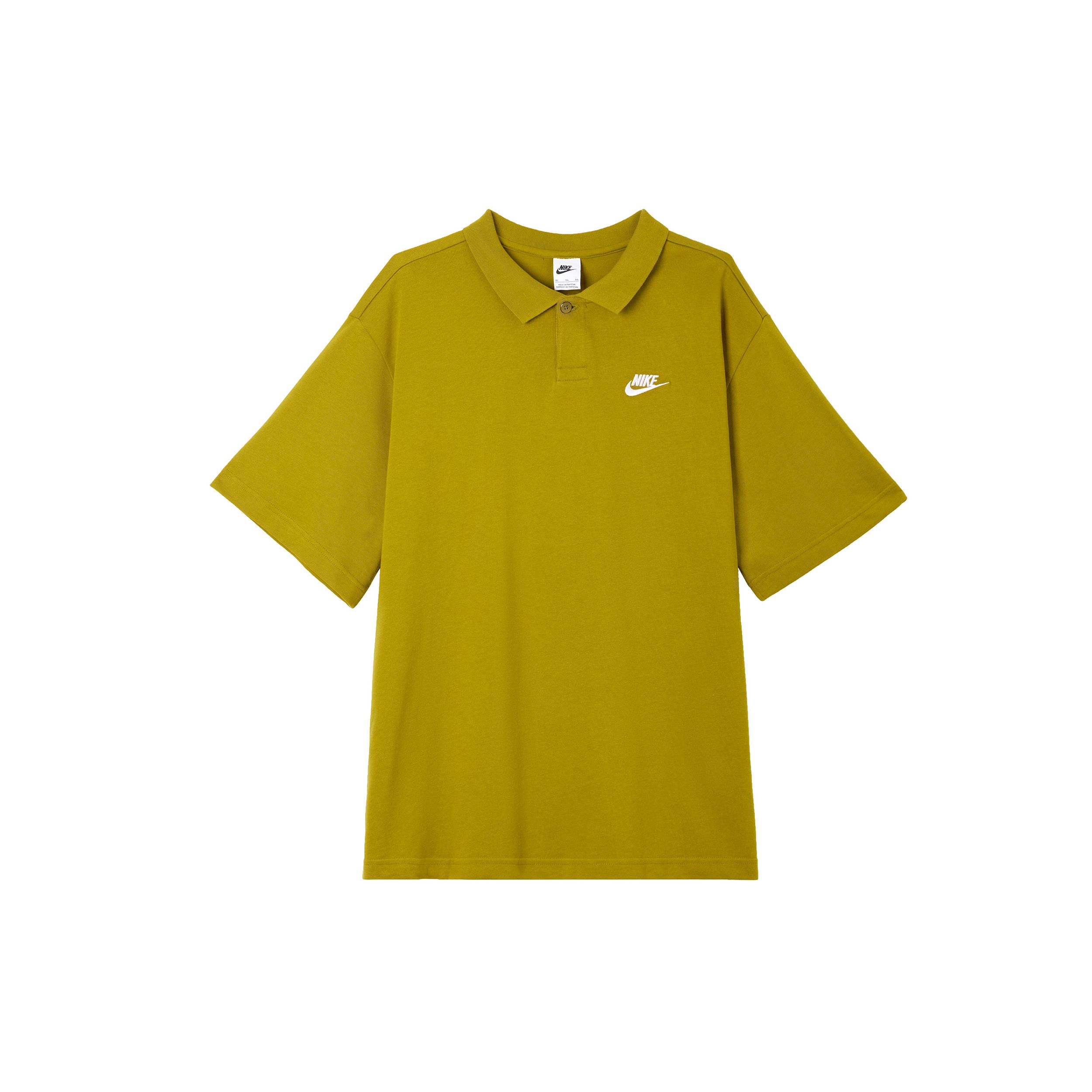 

Nike Клубная однотонная свободная рубашка поло с коротким рукавом, мужские топы бронзового цвета DX0618-716 L