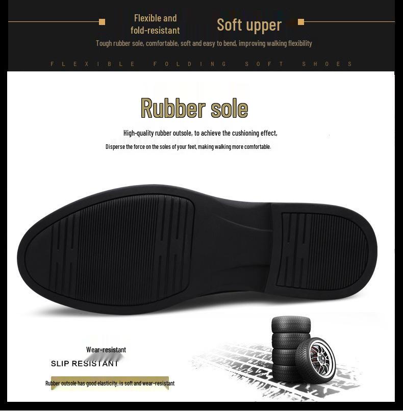 Men's Genuine Leather Business Shoes: Comfortable, Formal Cowhide Casual Shoes