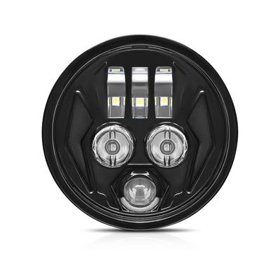 1Pcs 5.75 Inch Motorcycle LED Headlight Motorcycle Projector Headlamp Super Wide Angle Driving Light