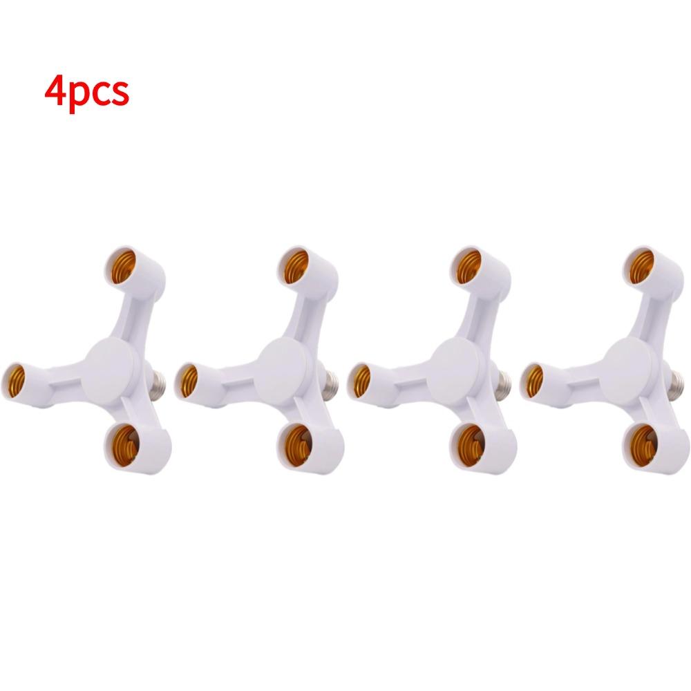 3 In 1 E27 To E27 Extended LED Bulb Socket Splitter Adapter Bracket for Photo Studio Restaurants E27 Lamp Socket Adapter