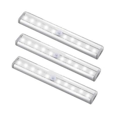 3 Pack Upgraded Usb Rechargeable 10 Led Magnetic Motion Sensor Light
