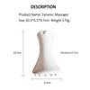 Ergonomic Ceramic Therapy Board: Gua Sha-Inspired Beauty Tool for Meridian Stimulation & Muscle Relief