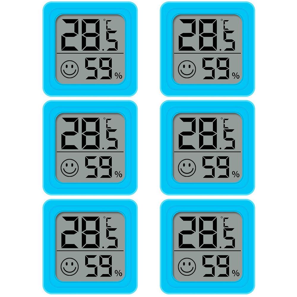 1/2/4/6 st digital termometer hygrometer inomhus mini temperatur LCD elektronisk monitor hygrometer utomhusrum baby